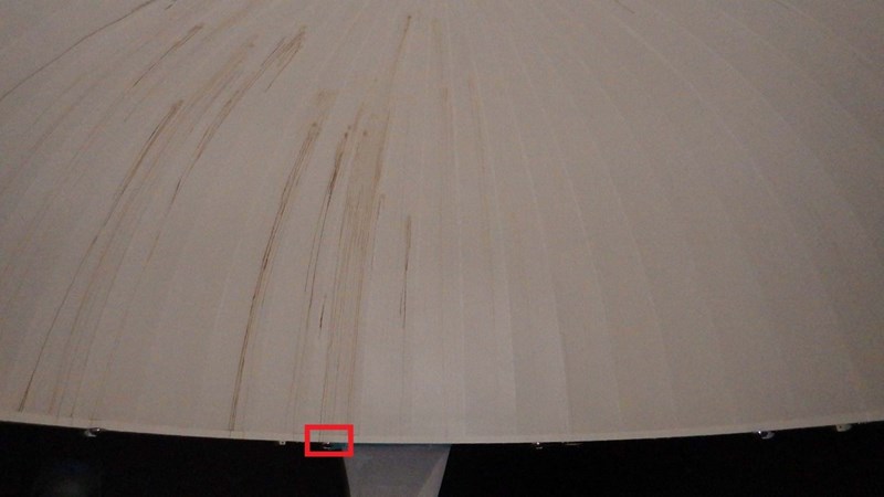 3 Dome Before Decontamination