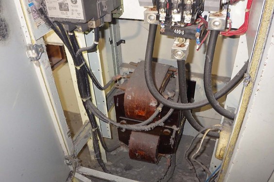 Figure 5.0 Motor Control Center (MCC) Transformer Before Decontamination